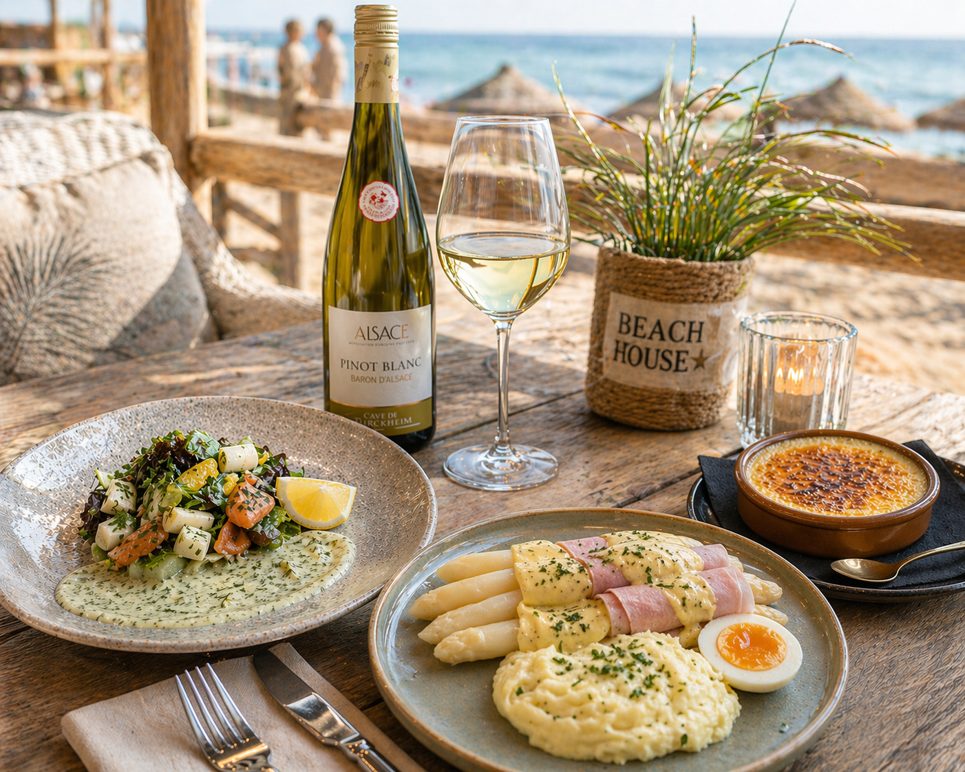 Asperge Menu — 3 gangen